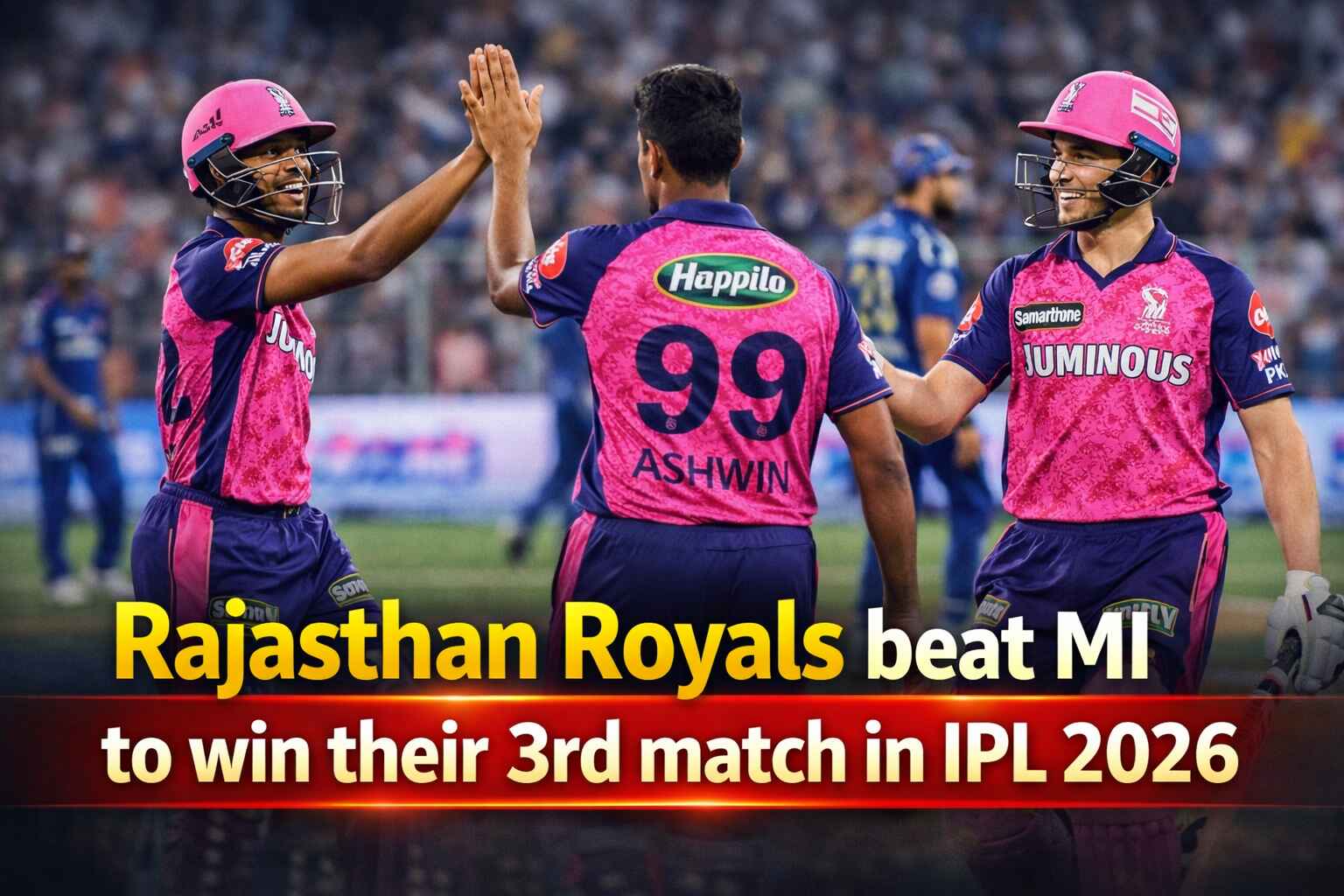 Rajasthan Royals celebrate IPL 2026 win